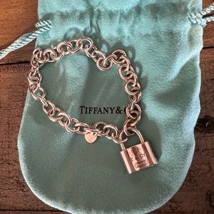 Tiffany & Co Sterling Silver Lock Bracelet